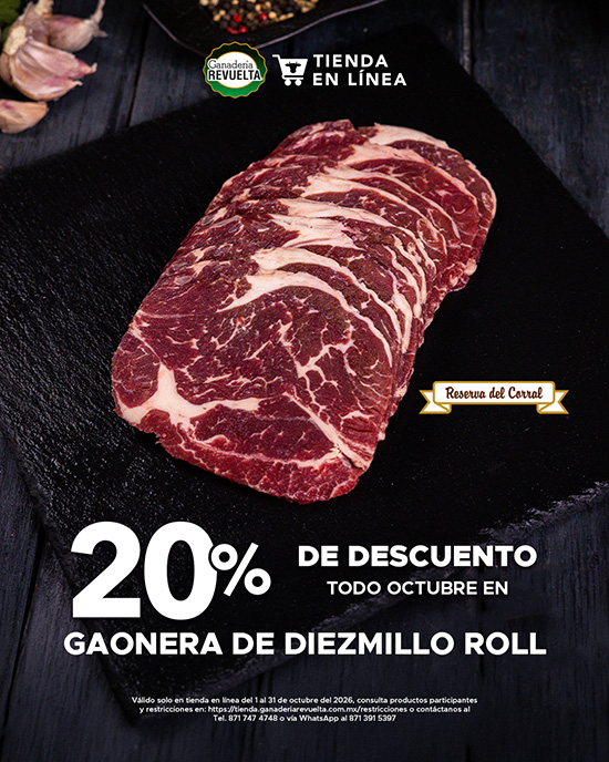 15% en Gaoneras de diezmillo Roll 