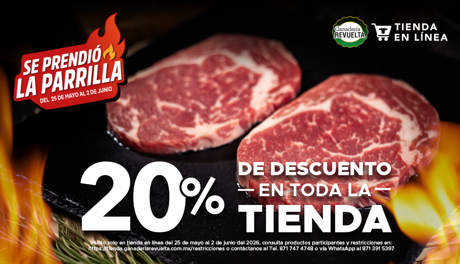 20% en toda la tienda